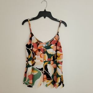 O'NEILL Modern Floral Flowy Tank - size Small